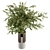 Green Branch Bouquet in Vase 3D model small image 2