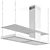 Falmec Lumen ELLE 175: Stylish Steel Island Hood 3D model small image 11