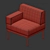 Kelly Wearstler Vivant Lounge Chair: Stunning 3D Model 3D model small image 4