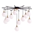 Modern Nordic Chandelier: Neo 2014 3D model small image 1