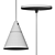 Sleek Cone Pendant by ET2 3D model small image 4