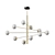 Mak-interior Loft Chandeliers: Direct 10 Gold 3D model small image 1