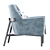 Modern EVE Armchair: Stylish, Versatile, Comfortable 3D model small image 3