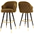 Stylish Deer Bar Chair 3D model small image 1