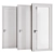 Elegant Soft White Doors 3D model small image 2