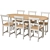 Gamleby Dining Set - Antique & Grey 3D model small image 2