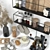 Elegant Kitchen Decor Set 20 3D model small image 6