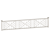 Durable PVC Wicket Fence 3D model small image 3