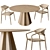 Boho Chic Dining Set - Roche Bobois Girasol 3D model small image 1