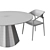 Boho Chic Dining Set - Roche Bobois Girasol 3D model small image 7