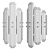 Elegant Bolton 2-Light Sconce 3D model small image 2