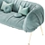 Luxury Drape Sofa by Laura Meroni 3D model small image 2