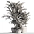 Elegant Indoor Plant Set 3D model small image 5