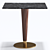 Atlanta Marble-Top Wooden Table 3D model small image 2