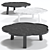 Sleek Soya Table: Italian Design Excellence 3D model small image 1