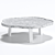 Sleek Soya Table: Italian Design Excellence 3D model small image 3