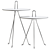 Sleek Oak Table: Tipi by Objekto 3D model small image 4