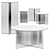 Sleek Accursio Table: Innovative Italian Design 3D model small image 5