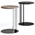 Sleek Italian Design: Vibieffe 9500 - 17 Small Table 3D model small image 2