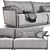 Luxury Italian Giorgetti Sofa 3D model small image 4