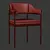 Modern Dale Dining Chair: Stylish and Comfortable 3D model small image 5