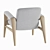 Vintage Buck Chair JH523 - Danish Design 3D model small image 4