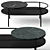 Minimalist Verde Coffee Tables 3D model small image 1