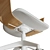 Elegant Office Conference Chair 3D model small image 3