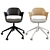 Elegant Office Conference Chair 3D model small image 4