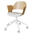 Elegant Office Conference Chair 3D model small image 6