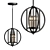 Stacked Luminaires Mini Chandelier 3D model small image 1