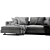 Elegant Bonaldo Ever More Sofa 3D model small image 2