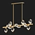 Elegant Nordic Crystal Chandelier 3D model small image 4