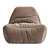 Cozy Lounge Bean Bag Chair 3D model small image 3