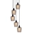 Aarush Multi-Light Pendant: Stylish, Versatile Lighting 3D model small image 1