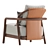 FLEXFORM ALISON Armchair 3D model small image 3