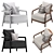 FLEXFORM ALISON Armchair 3D model small image 7