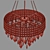 Eurosvet Kira Crystal Pendant Chandelier 3D model small image 2