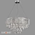 Elegant Crystal Pendant Chandelier 3D model small image 3