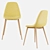 Elegant Santyago Chair: Stylish and Comfortable 3D model small image 4