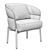 Modern Armchair Wally Wood 3D model small image 4