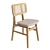 Elegant Vicky Chair: French-Inspired Comfort 3D model small image 1