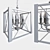 Elegant Pendant Light Fixture 3D model small image 3