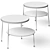 Modern Duo Coffee Tables Set 3D model small image 2