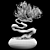 Serene Bonsai Sculpture 3D model small image 4