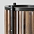 ARCHPOLE KUG Pot | 340mm Diameter | Black-Dark Brown 3D model small image 3