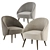 Elegant Aran Chair: Dynamic Design 3D model small image 4