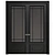 Modern Interior Door 106 3D model small image 1