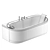 Title: Yuma Art Air Massage Bathtub 3D model small image 6