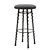 Sleek Serpent Barstool by Kelly Wearstler 3D model small image 2